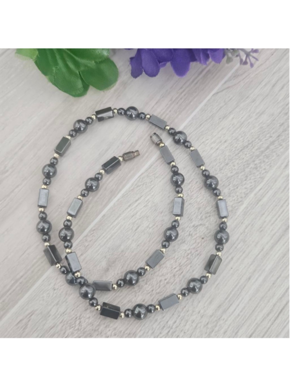 Vintage Hematite Necklace